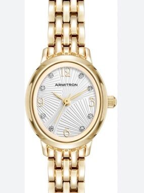 Armitron gold tone watch